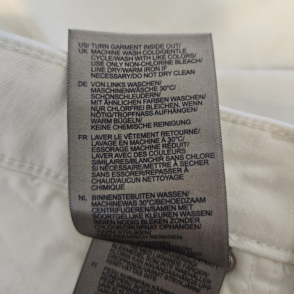 NYDJ Barbara Bootcut White Denim Jeans Sz 4 Lift & Tuck Technology Stretch - Picture 14 of 15